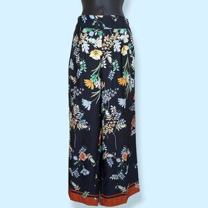 Zara Wide Leg Floral Trousers